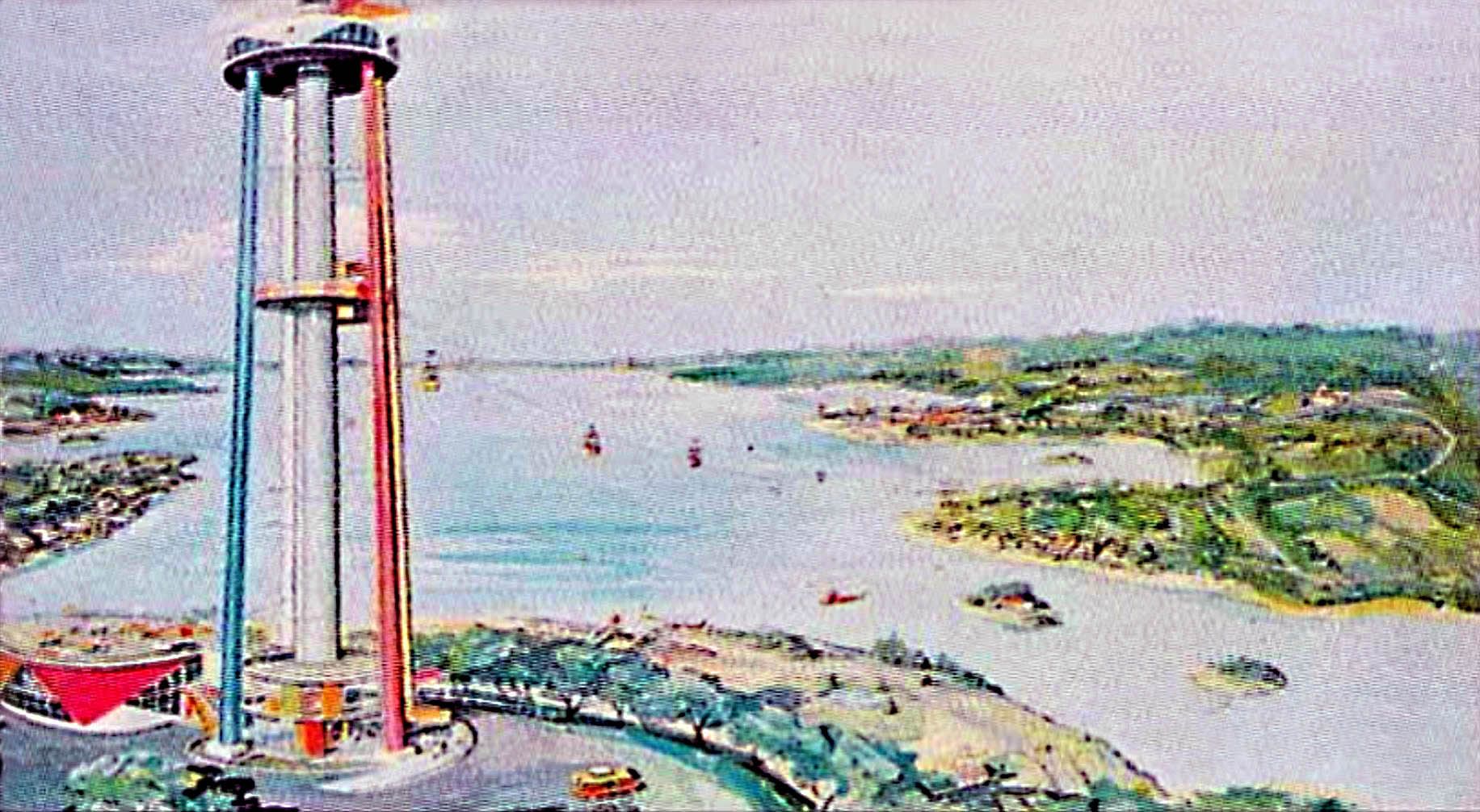 A promotional poster of Lakeland Amusement Park